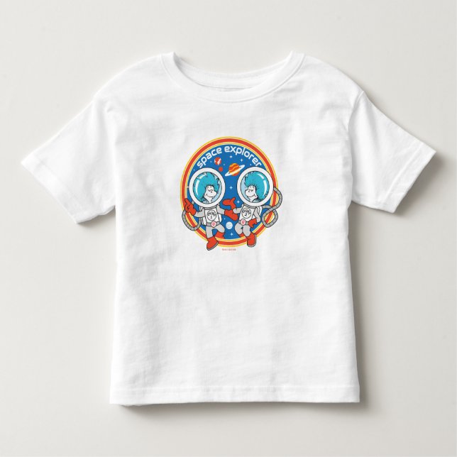 Camiseta Infantil Dr. Seuss | Cadete Um Explorador de Espaço (Frente)