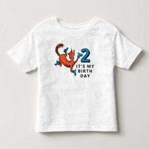 Camiseta Infantil Dr. Seuss Character Confetti ANIVERSÁRIO DE CRIA