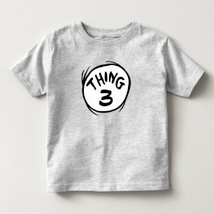 Camiseta Infantil Dr. Seuss Coisa Um Coisa Dois Personalizada