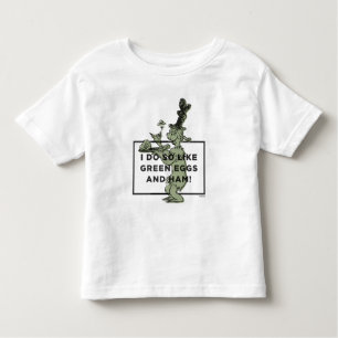 Camiseta Infantil Dr. Seuss  Eu Gosto De Ovos Verdes E De Pão