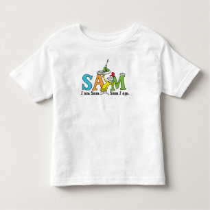 Camiseta Infantil Dr. Seuss Eu Sou Sam. Sam, Estou.