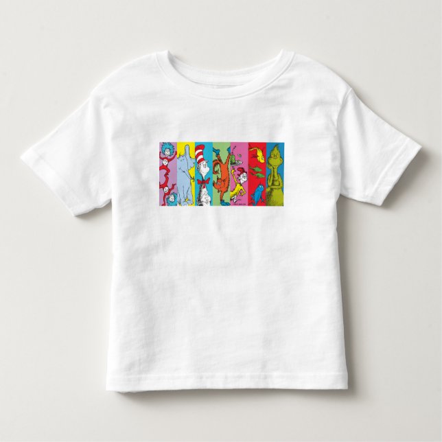 Camiseta Infantil Dr. Seuss | Fatia de Caracteres (Frente)