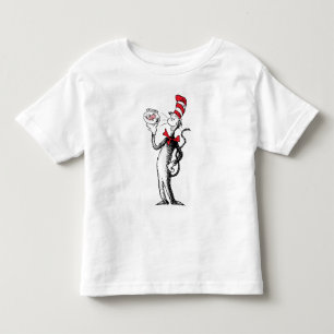 Camiseta Infantil Dr. Seuss Gato de Chapéu & Krinklebine