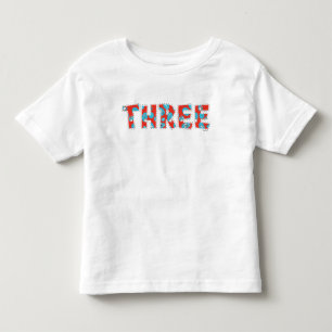 Camiseta Infantil Dr. Seuss Gato no Chapéu Terceiro Aniversário