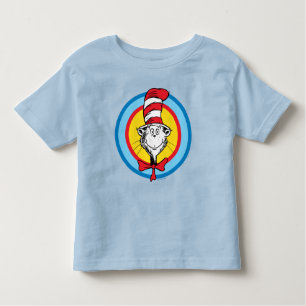Camiseta Infantil Dr. Seuss   Gato no Gráfico da Cabeça de Chapéu