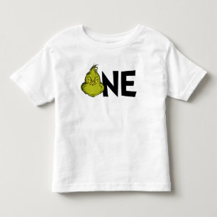 Camiseta Infantil Dr. Seuss Grinch Inverno Aniversário de 1 ano