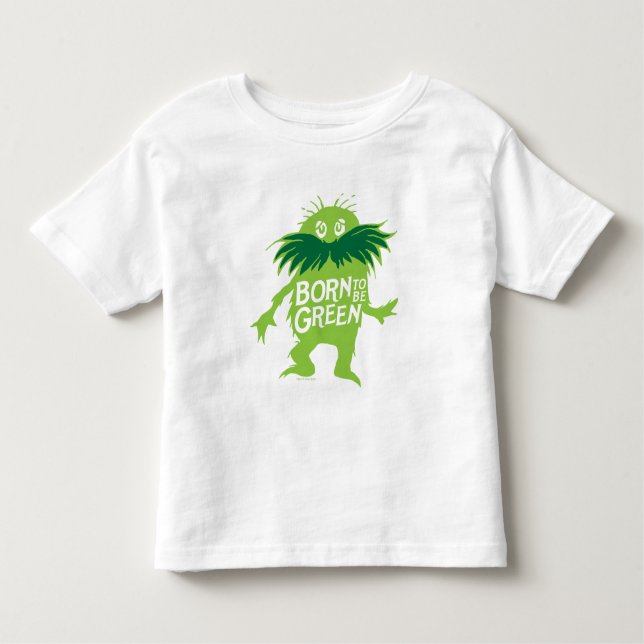 Camiseta Infantil Dr. Seuss | Lorax - Nascer De Ser Verde (Frente)