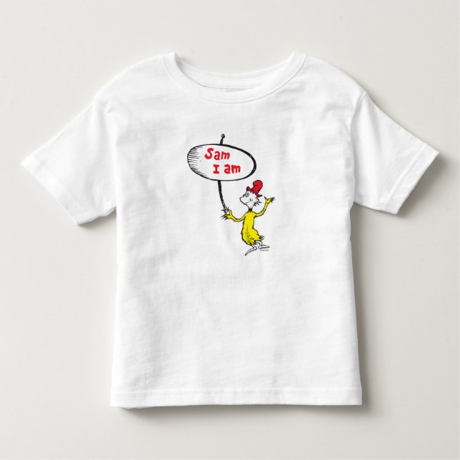 Camiseta Infantil Dr. Seuss | Sinal de retenção Sam-I (Frente)