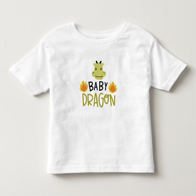 Camiseta Infantil Dragão bebê (Frente)