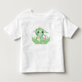 Camiseta Infantil Dragão-Bebê Cachorro Aquarela