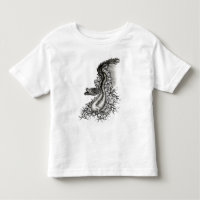 Dragão chinês, Design preto e branco em tatuostilo