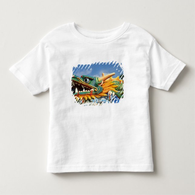 Camiseta Infantil Dragão famoso em Haw Par Villa em Cingapura Ásia (Frente)