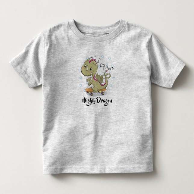Camiseta Infantil Dragão Poderoso (Frente)