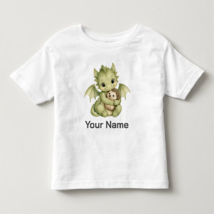 Camiseta Infantil Dragãozinho de Conto de Fadas Personalizado para C