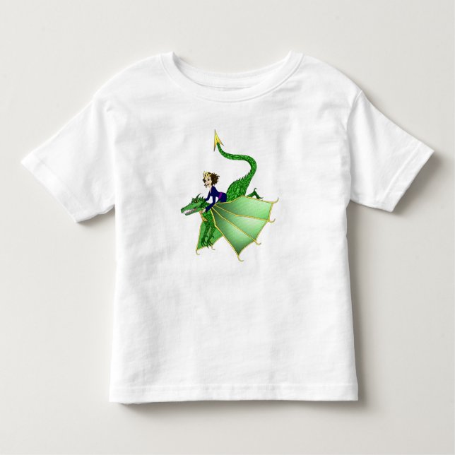 Camiseta Infantil Dragon Princess T-shirt, 2T-4T (Frente)