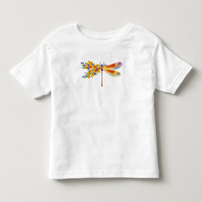 Camiseta Infantil Dragonfly Amarelo (Frente)
