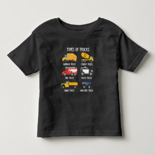 Camiseta Infantil Driver de Reciclagem de lixo para crianças de cam