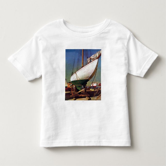 Camiseta Infantil Dry Dock de John Atherton (Frente)