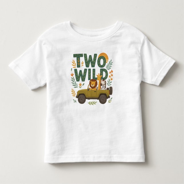 Camiseta Infantil DUAS FILHAS - segundo aniversário T-Shirt para Tod (Frente)