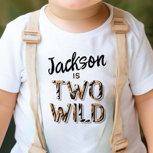 Camiseta Infantil Duas Selvas Simples Selvagens Safari - segundo ani