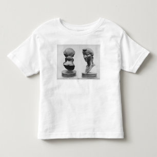 Camiseta Infantil Duas vistas de um busto de Livia