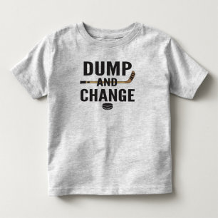 Camiseta Infantil Dump and Change Hockey Toddler