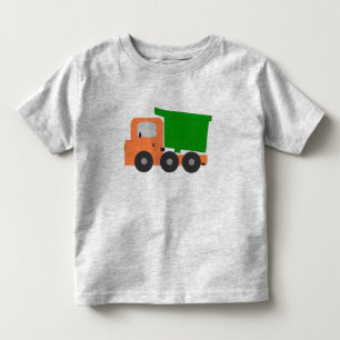 Camiseta Infantil Dump Truck (laranja)