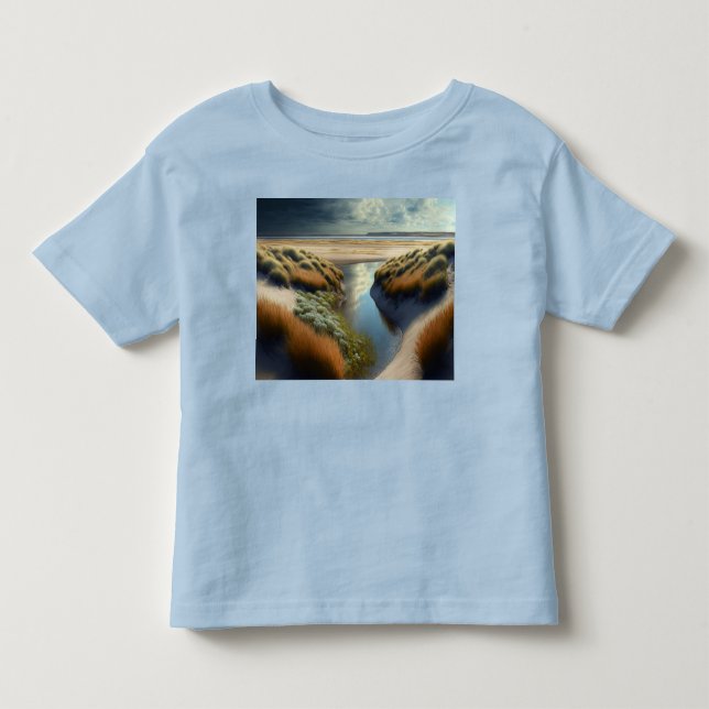 Camiseta Infantil Dunas Costeiras Holandesas (Frente)