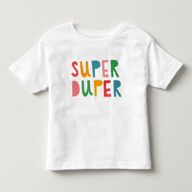 Camiseta Infantil Duper super (Frente)