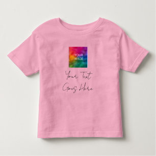 Camiseta Infantil Duplo Lado Adicione O Texto E A Imagem Aqui Bebê R