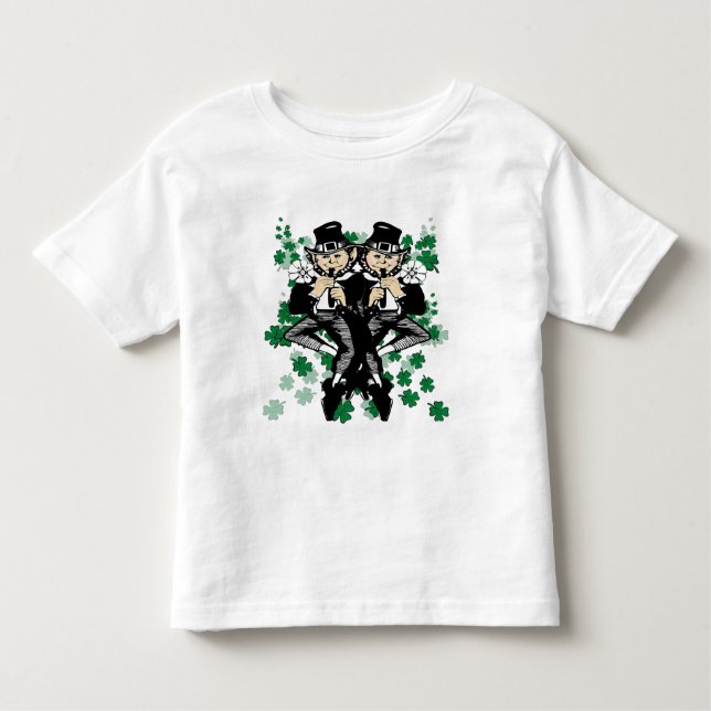Camiseta Infantil Duplo Leprechaun Da Sorte (Frente)