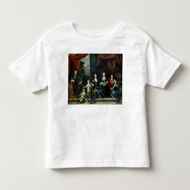 Camiseta Infantil Duque de John Churchill ø de Marlborough (Frente)