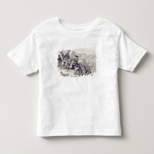 Camiseta Infantil Duque de William de Cumberland e o rebelde