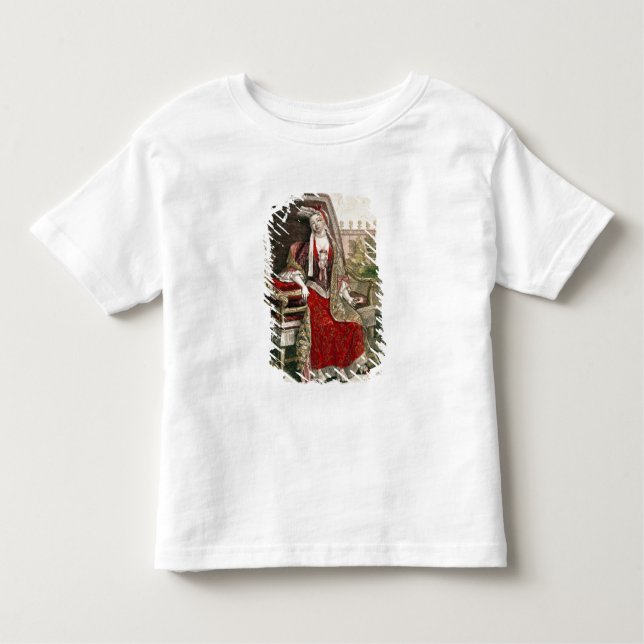 Camiseta Infantil Duquesa de Marie-Anne Mancini do caldo (Frente)