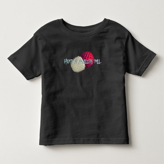 Camiseta Infantil Duro para Engolir Pílula (Frente)