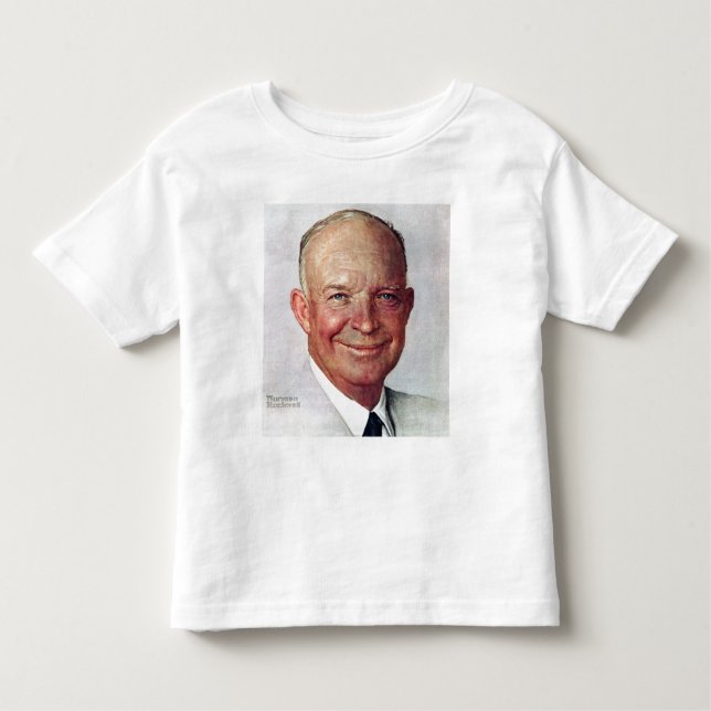 Camiseta Infantil Dwight D. Eisenhower (Frente)