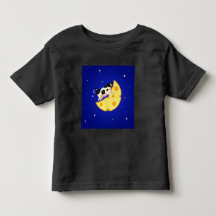 Camiseta Infantil E a vaca saltou sobre a lua de queijo