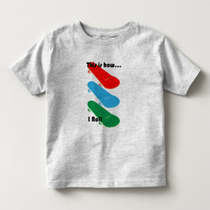 Camiseta Infantil É assim que eu faço Design - Jersey Fino de Crianç