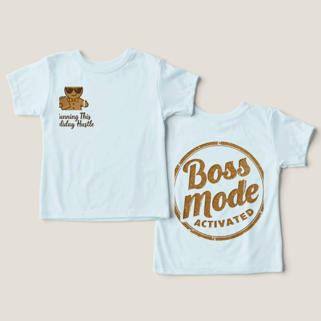Camiseta Infantil e de Bebê XMAS Bella+Canvas (Design Frente e Verso)
