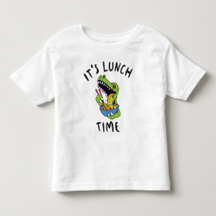 Camiseta Infantil É hora do almoço