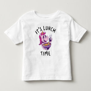 Camiseta Infantil É hora do almoço