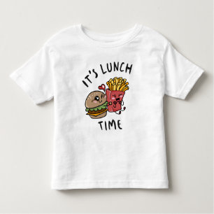 Camiseta Infantil É hora do almoço