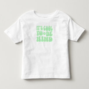 Camiseta Infantil "É Legal ser gentil" Crianças-Bebê Retro