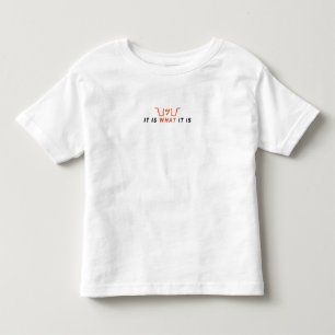 Camiseta Infantil É O Que É ツ Emoticon de Ombro Encolhido