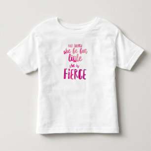 Camiseta Infantil É t-shirt feroz do jérsei da multa da criança