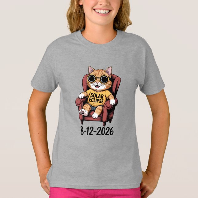 Camiseta Infantil Eclipse 2026 - Camiseta de Event (Frente)