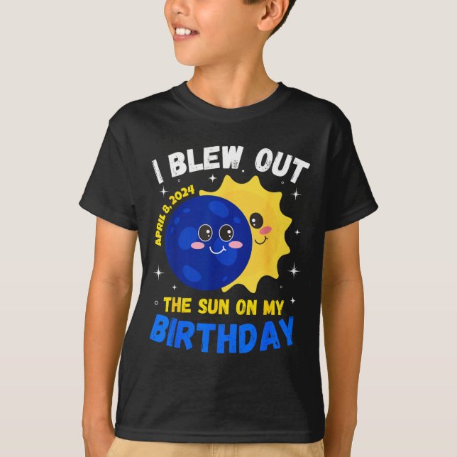 Camiseta Infantil Eclipse Solar 4 08 24 (Frente)