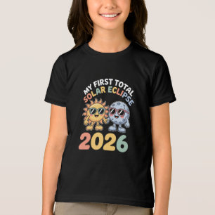 Camiseta Infantil Eclipse Total do Sol 12 de Agost