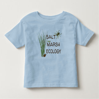 Camiseta Infantil Ecologia do pântano de sal - t-shirt da criança