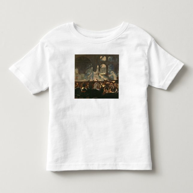 Camiseta Infantil Edgar Degas | a cena do balé, a ópera de Meyerbeer (Frente)